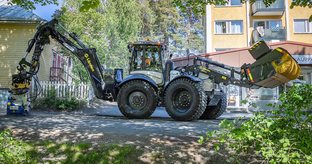 Lännen 8800M multifunction machine is very suitable for heavy work in the city
