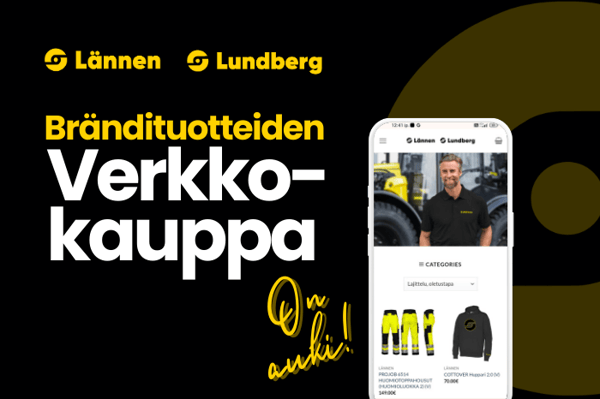Lännen & Lundberg brändituotteiden verkkokauppa on auki!