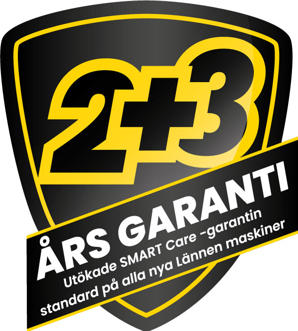 Smart Care utökade garanti som en standard till alla nya Lännen multimaskiner